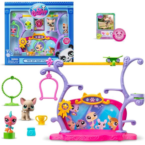 Littlest Pet Shop Pets Got Talent Play Set – Gen 7, Pets #66 & #67 - Picture 1 of 6